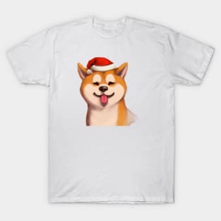 Cute Akita Inu Drawing T-Shirt